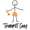 Trumpet Player Minimalistic
