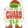 Security guard Christmas elf