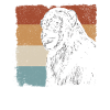 Monkey Chimpanzee Orange Monkey - Retro Monkey