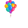 Chimpanzé ballons