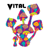 Vital mushroom neon