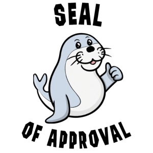 Morsomt ordspill - Seal of approval