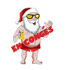 Père Noël en congés