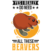 Biber Biberdamm Geschenk Beaver