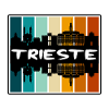 Trieste Italien Skyline Silhouette Rejse Souvenir