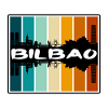 Bilbao España Skyline Silhouette Travel Souvenir