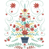 Folk Art Christmas Tree