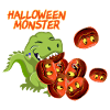 Halloween Monster, Monster,Dino, Halloween