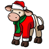 Cow Beef Christmas Hat