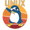 Linux Admin Cool Penguin Nerd Informatik