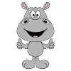 NILPFERD - FLUSSPFERD - HIPPO - TIER