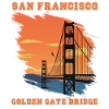 Golden Gate Bridge San Francisco Souvenir Kalifornien