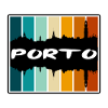 Porto Portugal Skyline Silhouette Travel Souvenir