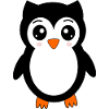 Eule schwarz Vogel Vögelchen Tiere Geschenk