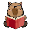 Kawaii Capybara - Capybaras And Reading Books Pun