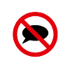 Bitte Nicht Ansprechen, Ansprechen verboten
