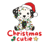 Dalmatian Christmas Dogs Christmas Cutie