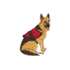 Polizeibeamter Polizeihund