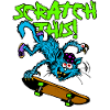 Scratch This! Punk Skater Cat