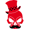 Funny pirate skull