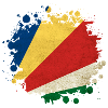 Seychelles blob flag design