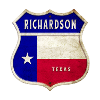 Richardson Texas Crest Flag Design