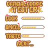 Christmas Chocolate Cookie Tester