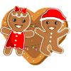Christmas Gingerbread Chocolate Cookies