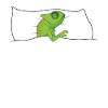 Chameleon sleep shirt