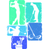 Golf golfeurs golfeurs enfants garçons