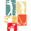 Golf golfeurs golfeurs enfants garçons