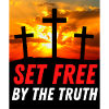 Set Free By The Truth - Christian Quote