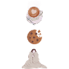 coffee cookies cozy