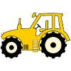 Traktor gelb