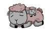 Moutons avec bébé moutons