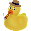 Smoking duck!