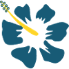 Hibiscus. blue hibiscus flower