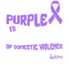 Domestic Violence Awareness Shirt, I Wear Purple