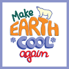 Make Earth Cool Again! white