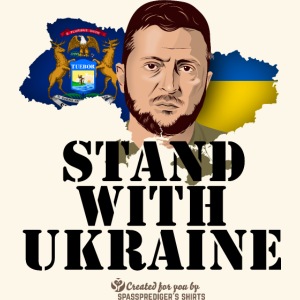 Michigan Ukraine Unterstützer Merch