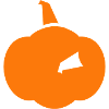 Pumpkin Halloween logo