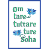 Om Tare Tuttare Ture Soha - white