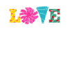 Love Shirt Gift Cheerleader