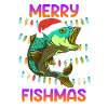 Pêcheur Noël Joyeux poisson Poisson