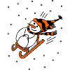 Sleigh Riding Snowman