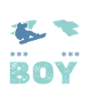 snowboarding boy