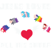 LBGT Flag Gay Pride Human Jesus Loves all his