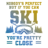 No one is perfect skiing