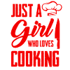 Girl loves cooking