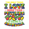 Puzzle lover grandma, puzzles.